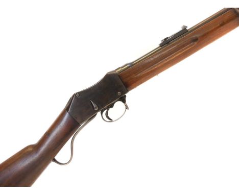 Greener .303 Martini Henry rifle LICENCE REQUIRED Greener .303 commercial Martini Henry rifle, 30inch barrel fitted with fold