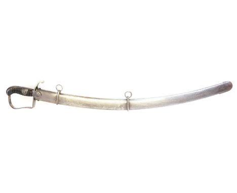 Modern replica of a 1796 pattern light cavalry sabre and scabbard, Modern replica of a 1796 pattern light cavalry sabre and s