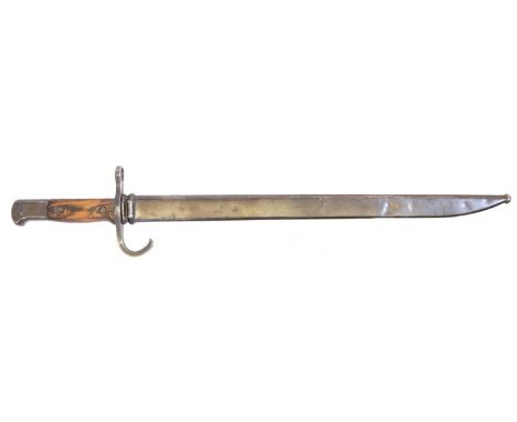 Japanese Arisaka type 30 bayonet and scabbard. Japanese Arisaka type 30 bayonet and scabbard.Buyer must be over the age of 18