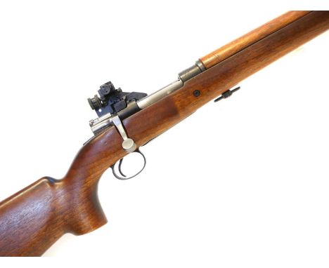 Swedish Mauser 7.62mm bolt action rifle, LICENCE REQUIRED Swedish Mauser 7.62mm bolt action rifle, the 30 inch barrel fitted 