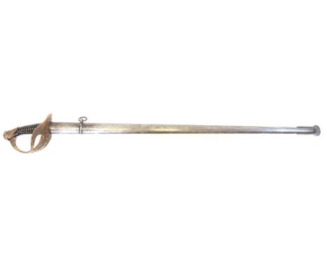 Modern replica of a 1896 French Cavalry officers sword and scabbard, Modern replica of a 1896 French Cavalry officers sword a