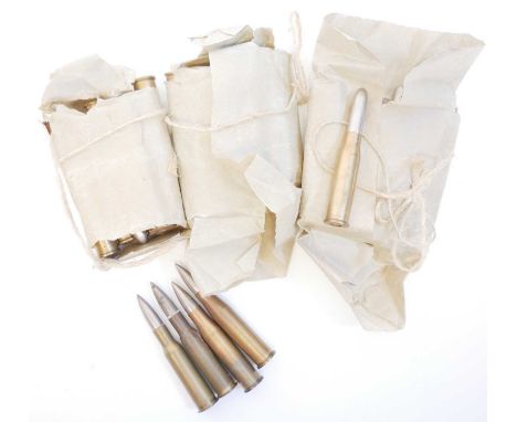 Fourteen 8x50R 1936 dated rounds also four 8x56R LICENCE REQUIRED Fourteen 8x50R 1936 dated rounds, in paper packets, also fo