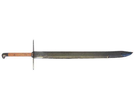 Replica of a German Grosse Messer sword and scabbard Replica of a German Grosse Messer sword and scabbard, by Cold Steel, wit