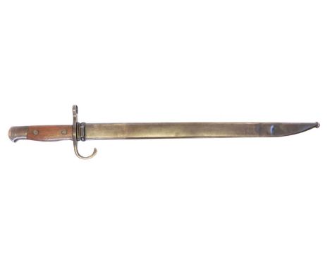 Japanese Arisaka type 30 bayonet and scabbard Japanese Arisaka type 30 bayonet and scabbard.Buyer must be over the age of 18.