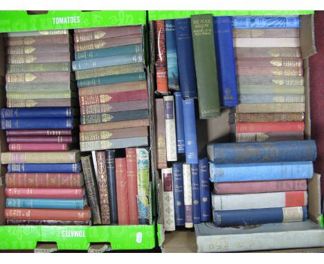 Robert Louis Stevenson The Black Arrow, Little Dorrit, Charles Dickens, etc.:- Two Boxes. 