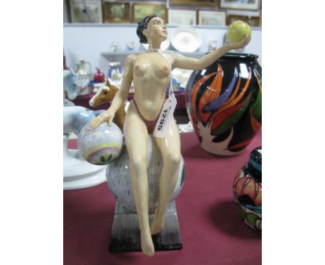 A Peggy Davies Figurine 'Isadora', an artist's original colourway 1/1 by M. Jackson, 27cm high.