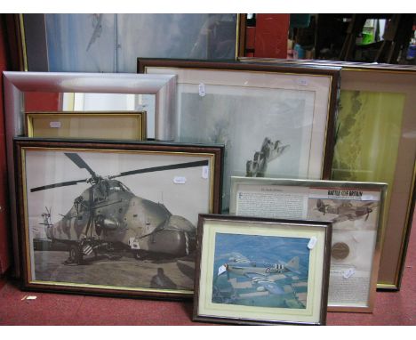 Eric Day, 'Battle of Britain Memorial Flight Over Lincoln Cathedral' Limited Edition Coloured Print, 25 x 36.5 cm, signed by 