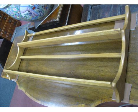 Ercol Light Elm Plate Rack.