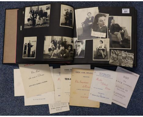 Album of mainly black and white photographs to include German interest including Head Quarters British Army of the Rhine, arc