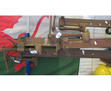 Four vintage sash clamps. (4)(B.P. 21% + VAT) 