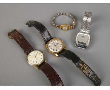 A collection of watches. Includes Limit and Sperina automatic examples, ladies Premex manual example and a Casio quartz.  