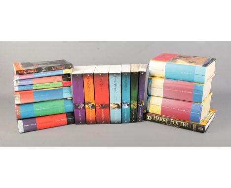 A good collection of Harry Potter books to include several First Edition copies including The Goblet of Fire, The Cursed Chil