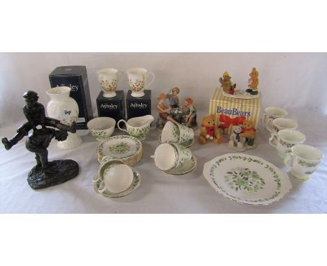 Various ceramics inc boxed Aynsley 'Cottage garden', Royal Doulton Brambly Hedge (1 a/f) &amp; a Colclough part tea service