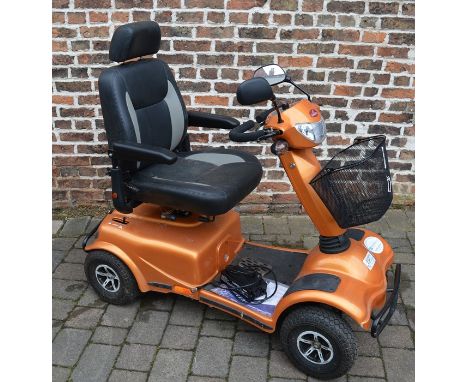 Excel 'Excite 4 Galaxy' motability scooter with instruction manual and charger