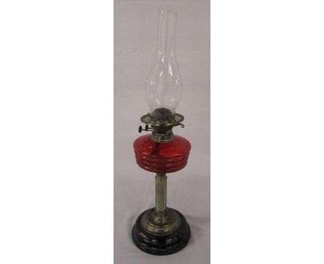 Oil lamp (af) H 63 cm