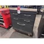 Unknown Make 5-Drawer Rolling Work Cart