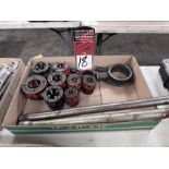 Lot of Pipe Threader Dies and Die Handles