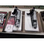 Lot of (2) NEW Pneumatic 4" Angle Grinders