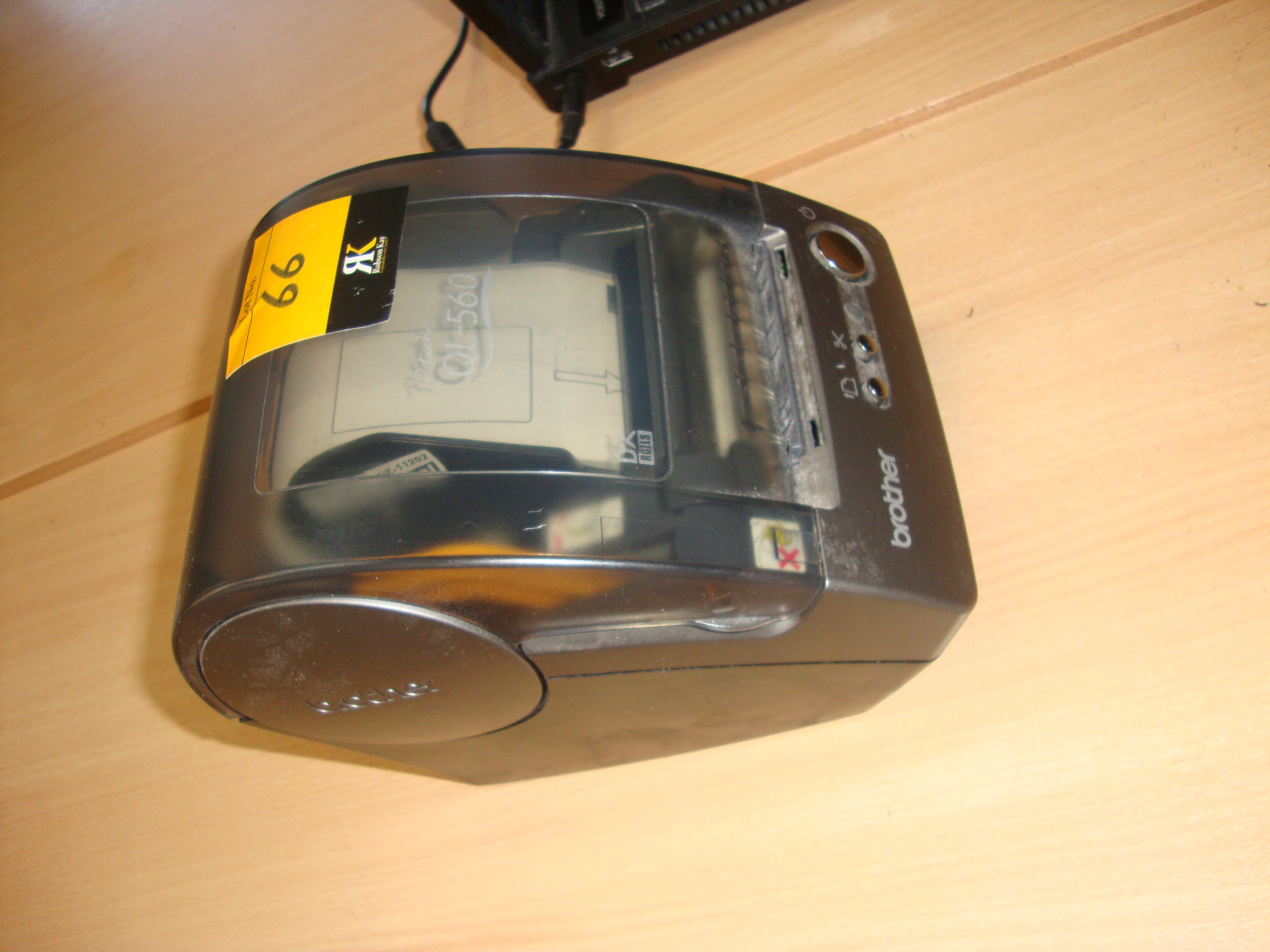 Brother QL-560 label/receipt printer IMPORTANT: Please remember goods successfully bid upon must