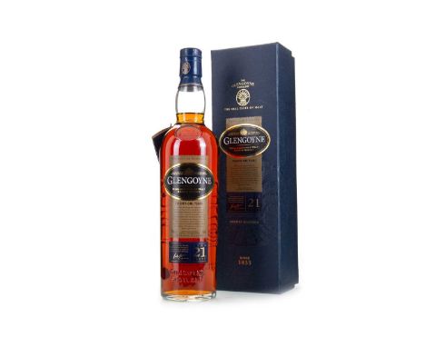 GLENGOYNE 21 YEAR OLD HIGHLAND SINGLE MALT  43% ABV / 70cl  Founded in 1833, Glengoyne distillery, just to the north of Glasg