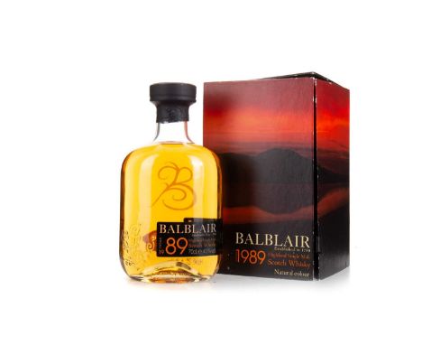 BALBLAIR 1989 VINTAGE HIGHLAND SINGLE MALT  Bottled: 200743% ABV / 70cl  The Highland distillery of Balblair, overlooking the