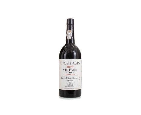 GRAHAM'S 1977 VINTAGE PORT No stated ABV / 75cl