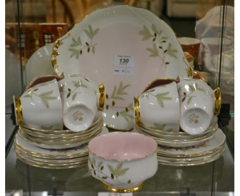 A Royal Albert 'Braemar' tea service of approximately thirty pieces 