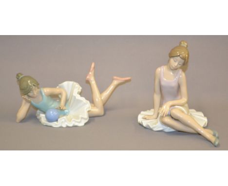 Two Nao Ballerina figures