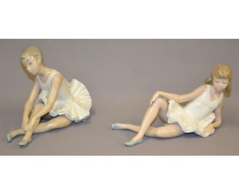 Two Nao Ballerina figures