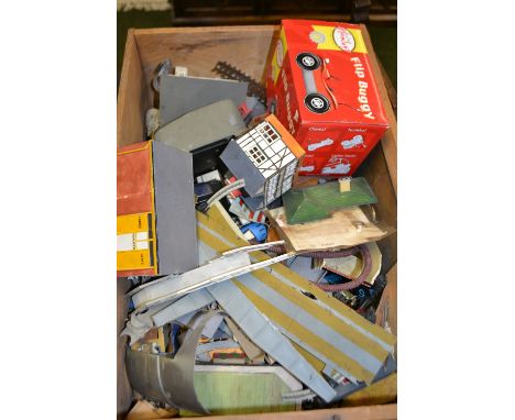 A selection of Hornby model train accessories