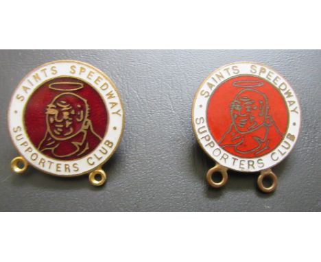 SPEEDWAY - VINTAGE SOUTHAMPTON BADGES X 2