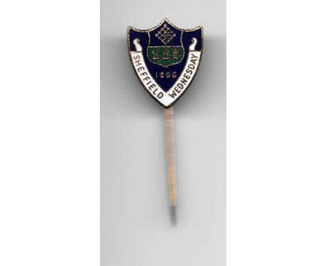 SHEFFIELD WEDNESDAY VINTAGE BADGE MADE BY FIRMIN