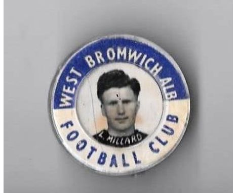 VINTAGE WEST BROMWICH ALBION BADGE - LEN MILLARD
Scratch on plastic&nbsp;