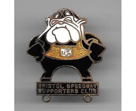 SPEEDWAY - VINTAGE BRISTOL BADGE
Stamped Gladman &amp; Norman