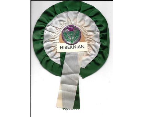 HIBERNIAN VINTAGE ROSETTE