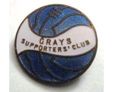 VINTAGE GRAYS SUPPORTERS CLUB BROOCH PIN MADE BY MILLER
Rare badge