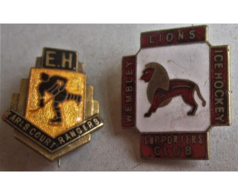 ICE HOCKEY - VINTAGE EARLS COURT AND WEMBLEY BADGES
&nbsp;