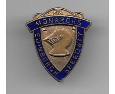 SPEEDWAY - VINTAGE EDINBURGH BADGE
Stamped Fattorini