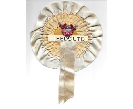 VINTAGE LEEDS UNITED ROSETTE