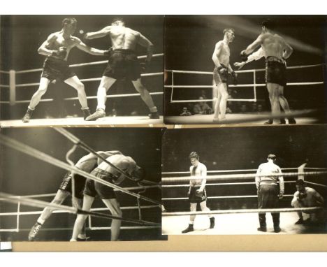 BOXING - VINTAGE ORIGINAL FREDDIE MILLS PRESS PHOTOGRAPHS X 4&nbsp;
All stamped Sport &amp; General Press Agency.