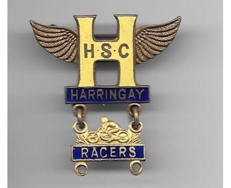 SPEEDWAY - VINTAGE 1950'S HARRINGAY BADGE
Not stamped