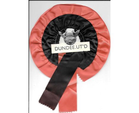 DUNDEE UNITED VINTAGE ROSETTE