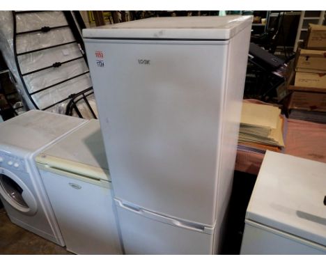 Logik LFC50W20 fridge freezer. All electrical items in this lot have been PAT tested for safety and have passed. This does no