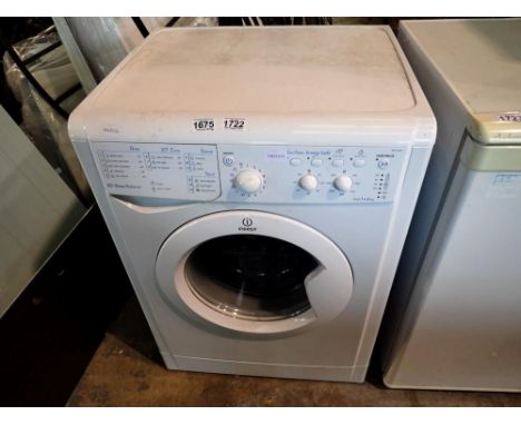 Indesit IWC61651 energy saving washing machine. All electrical items in this lot have been PAT tested for safety and have pas