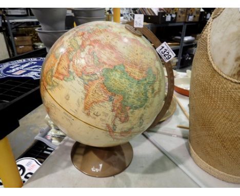 Globe on a metal stand. Not available for in-house P&amp;P 