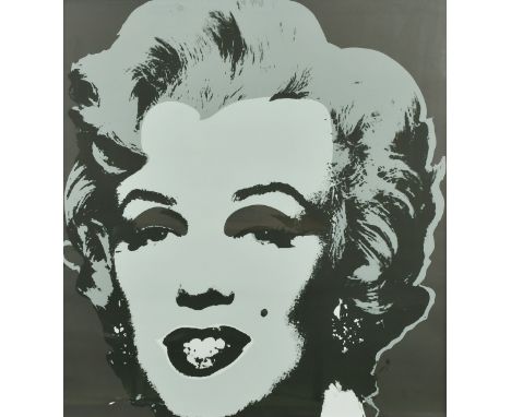 After Andy Warhol, Gray Marilyn a lithograph possibly by Sunday B Morning, 32" x 32" (81 x 81cm).