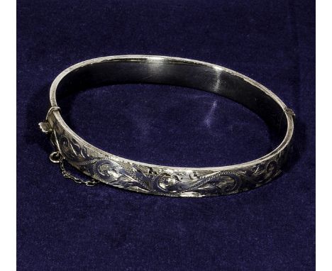 A silver bangle