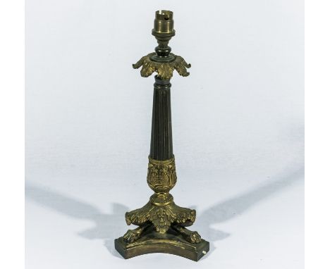 A Regency style table lamp, height 36cm