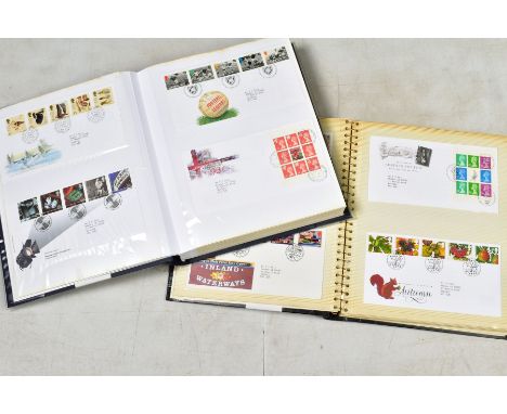 FIRST DAY COVERS, a collection of approximately one hundred and twenty five first day covers in two albums form 1993-1998, li