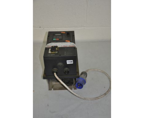 A TECO E510 VSD VFD INVERTER VARIABLE SPEED DRIVE 250V single phase input with 3 phase 0-65Hz output, 3HP/2.2KW motor rating